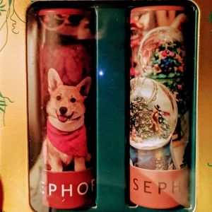 Christmas Sephora Corgi Lipstick Set